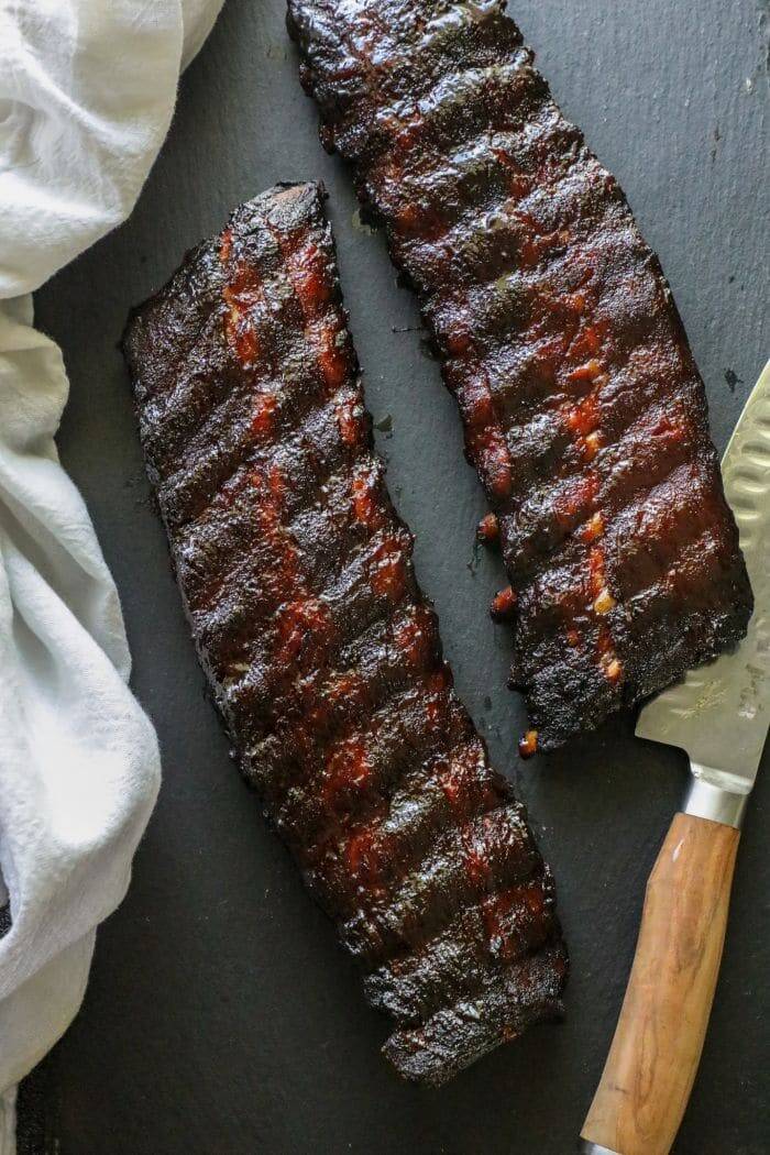 Pork ribs smoker time best sale