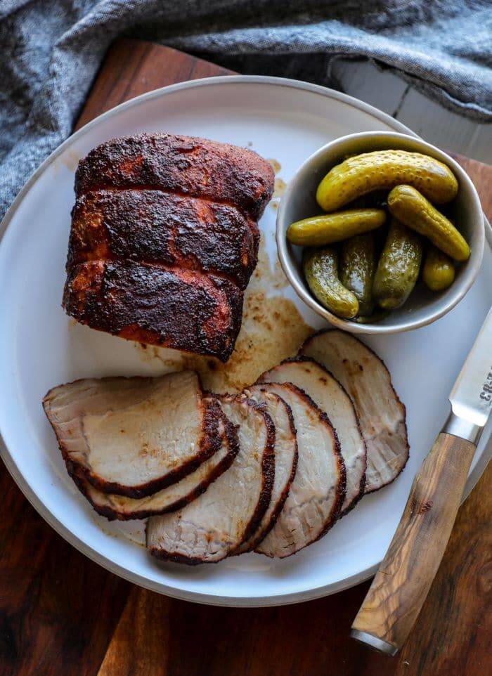 Pork loin roast bbq recipe best sale