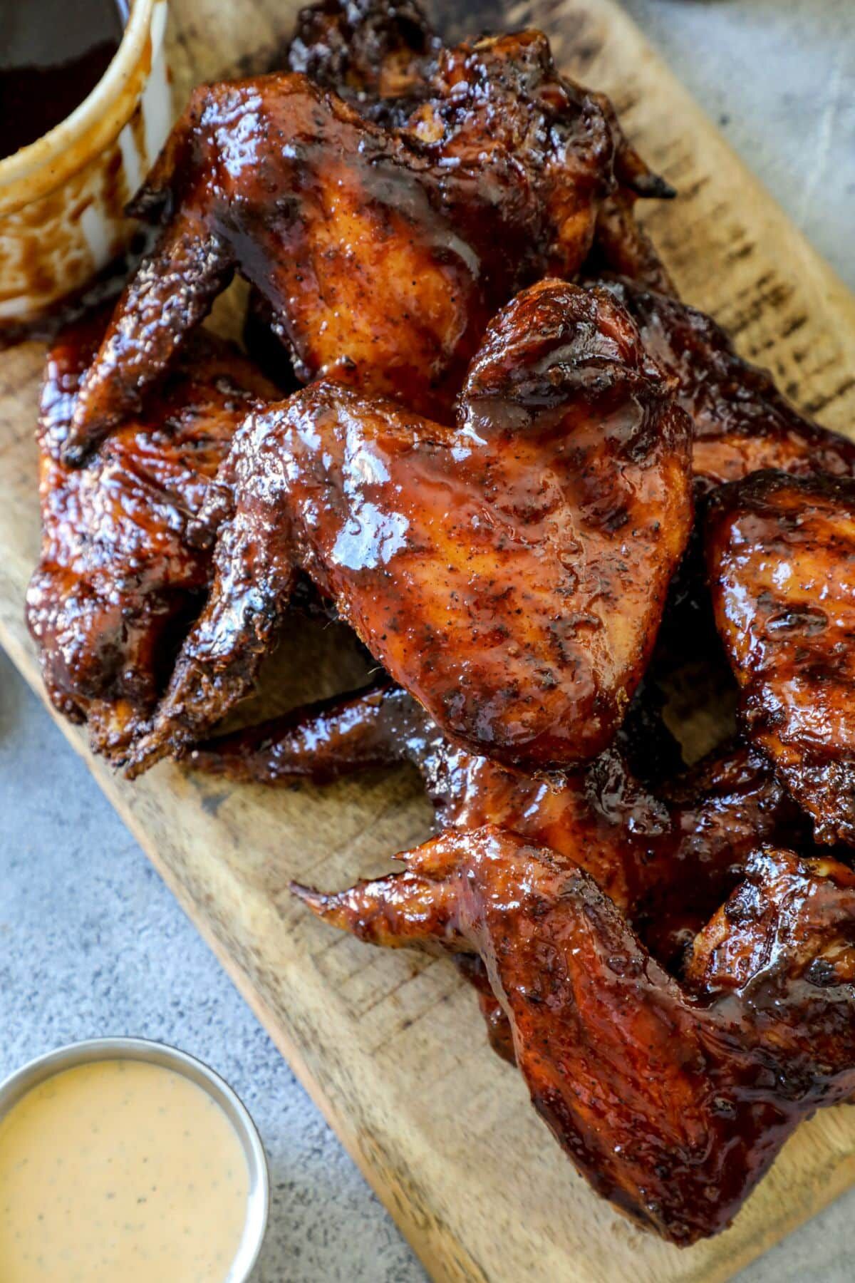 Baked BBQ Chicken Wing Recipe - Bonappeteach